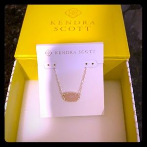 Kendra Scott Pale Pink Stone Necklace